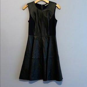 Leather Halogen Dress